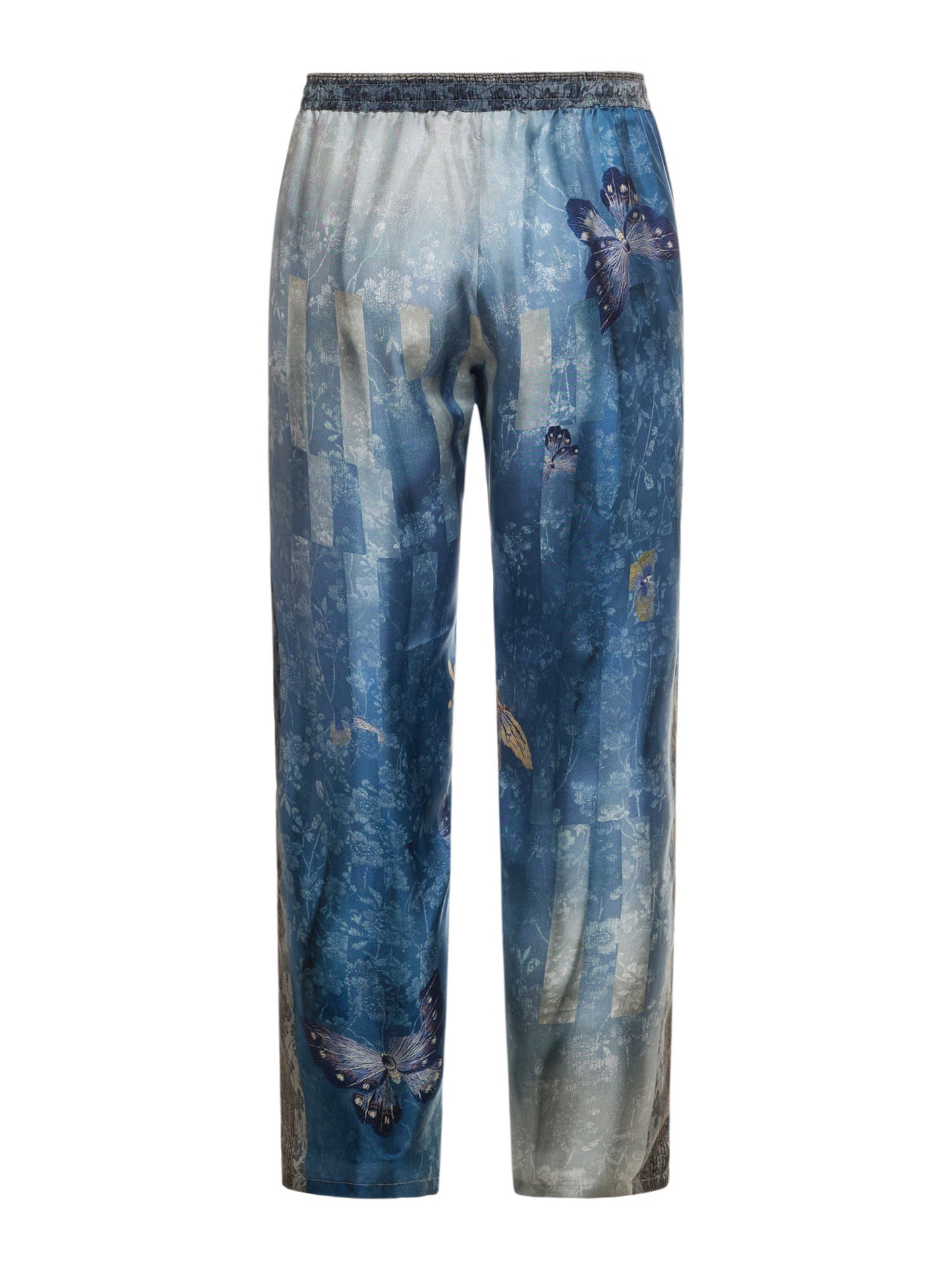 PANTALON ALOE SOIE - SKY BLUE