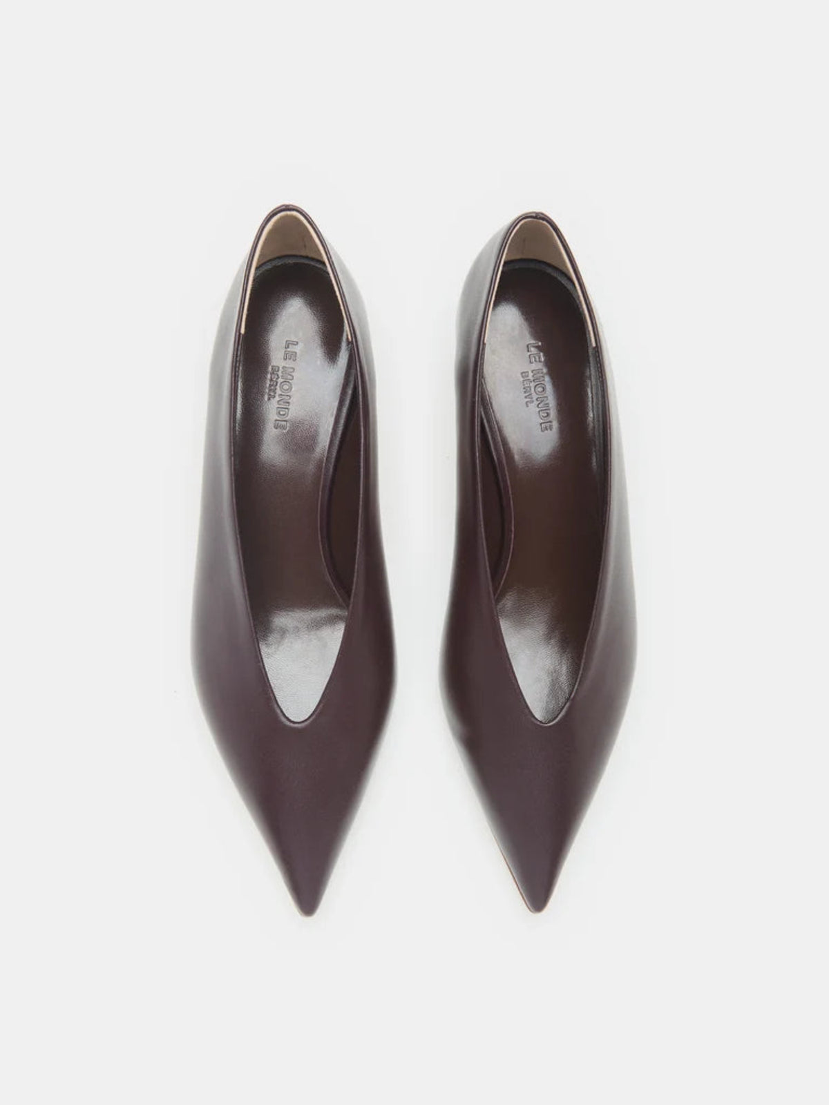 BABOUCHE KITTEN PLUM LEATHER