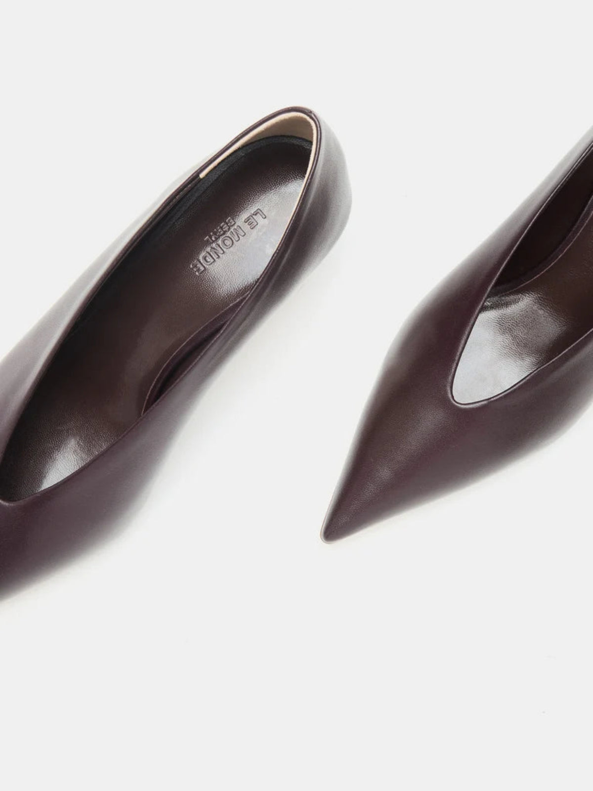 BABOUCHE KITTEN PLUM LEATHER