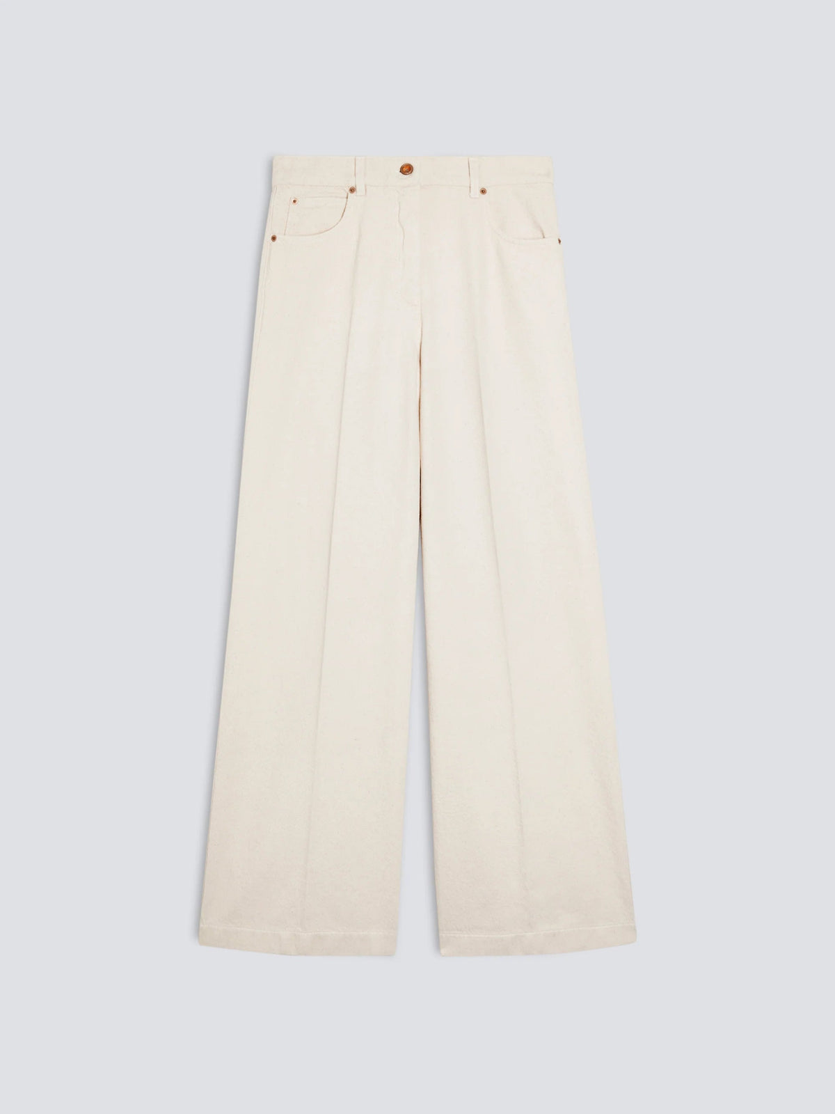 PANTALON EN JEAN LARGE BEURRE