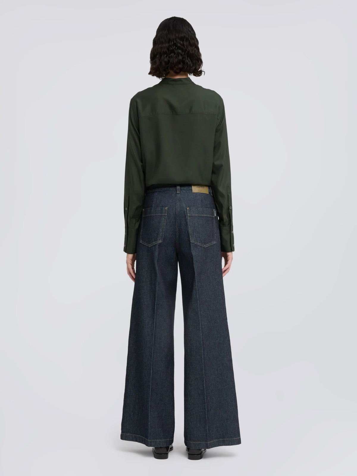 PANTALON EN JEAN LARGE DENIM
