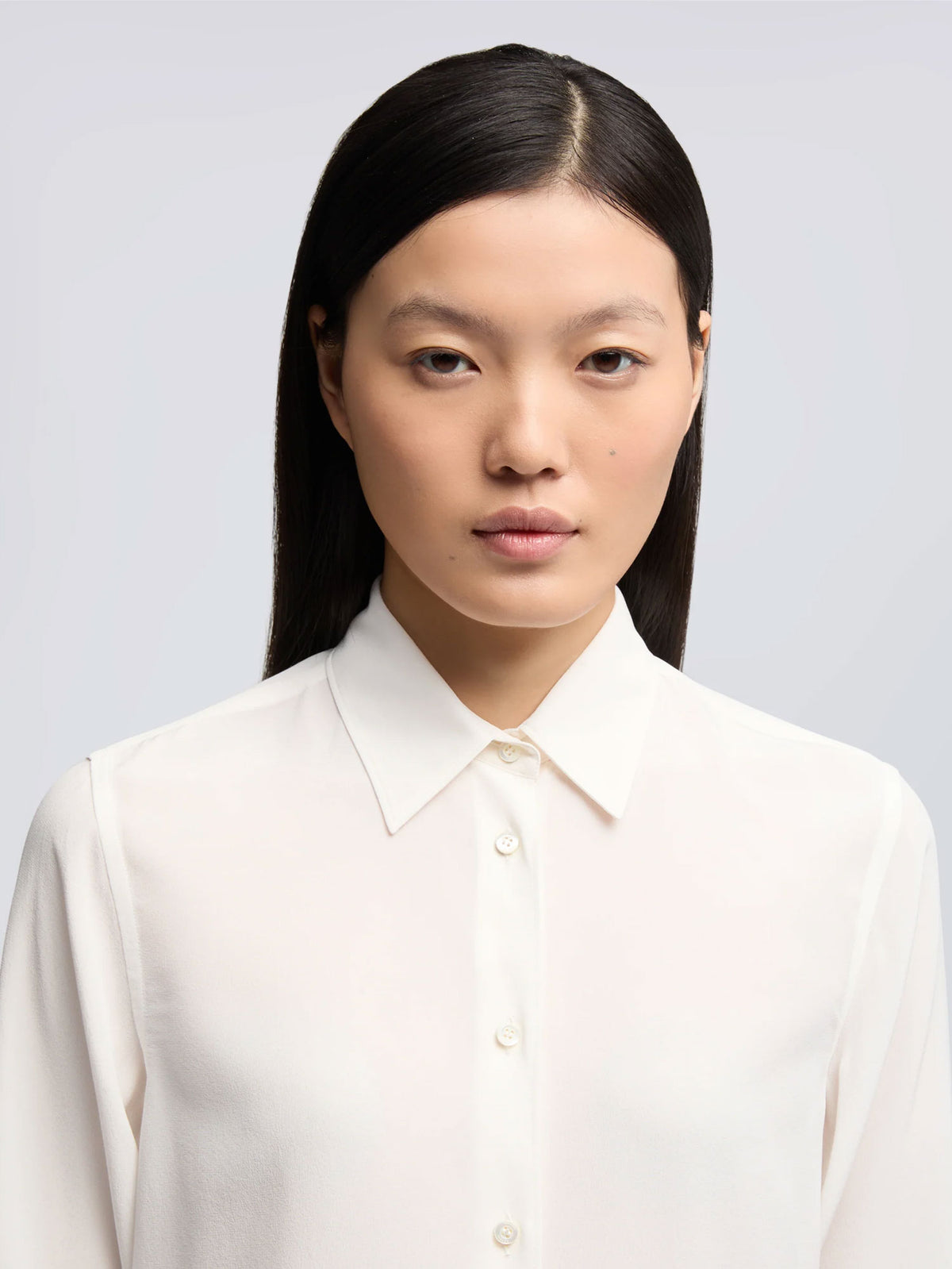 CHEMISE FINE EN SOIE EN CREPE DE CHINE