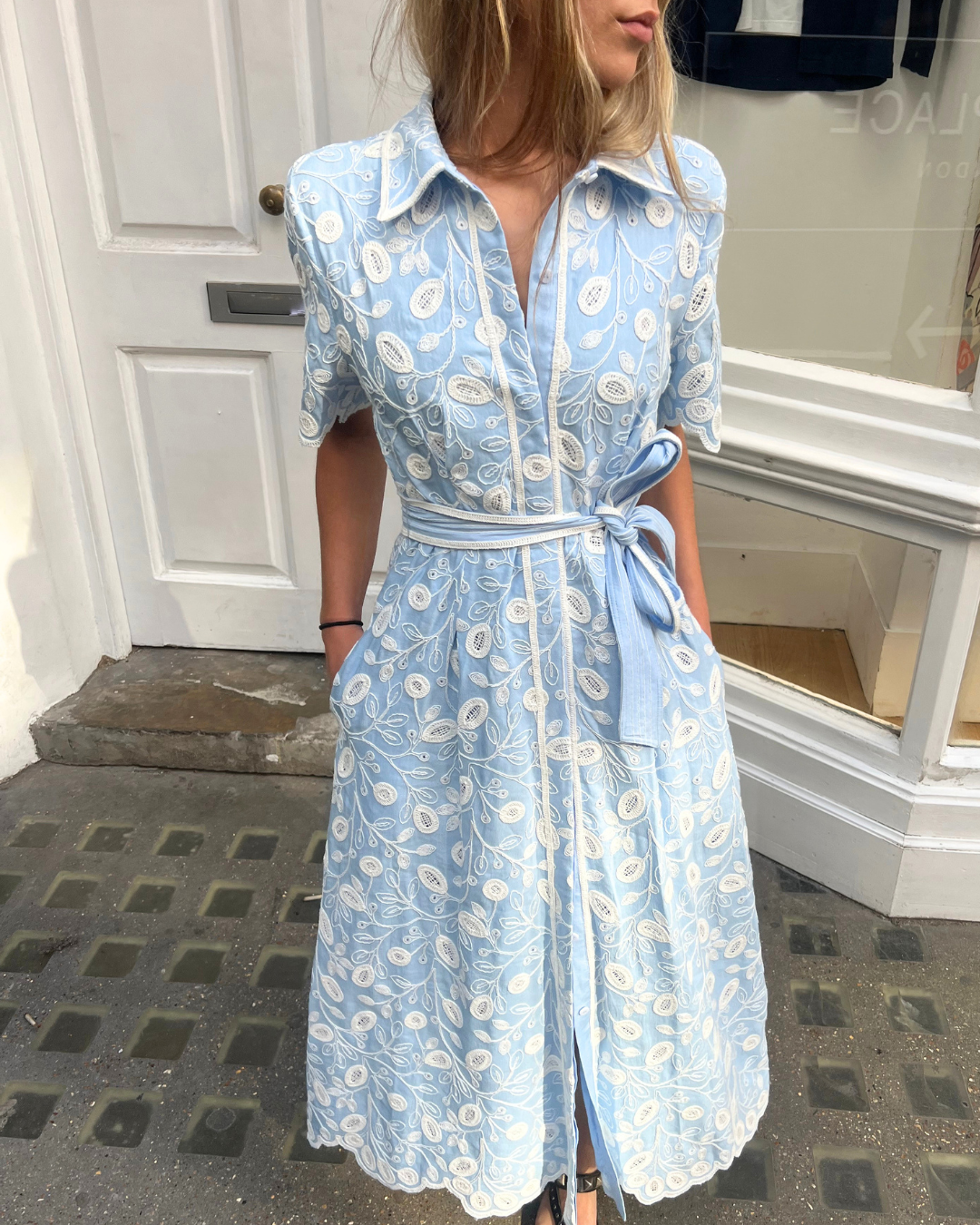 ROBE AUDRIA BLEU - TIDEPOOL MULTI