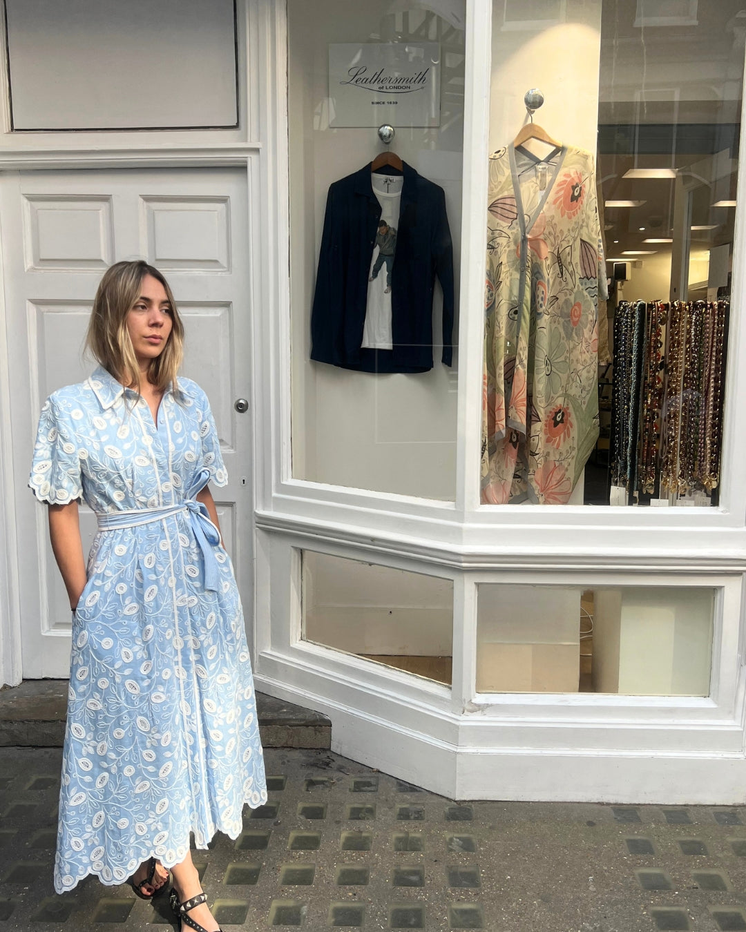 ROBE AUDRIA BLEU - TIDEPOOL MULTI