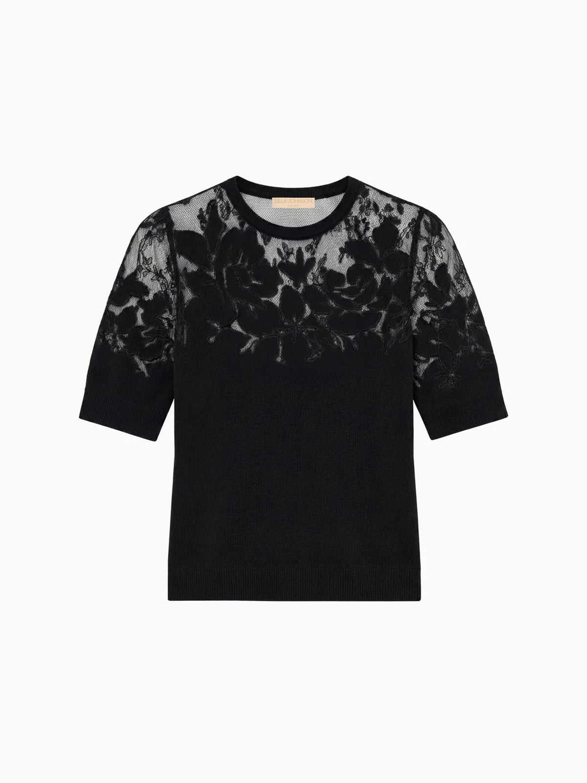 ELLA SHORT SLEEVE LACE TOP