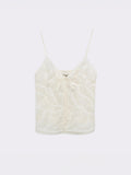 TOP WILDE CAMI BLANC