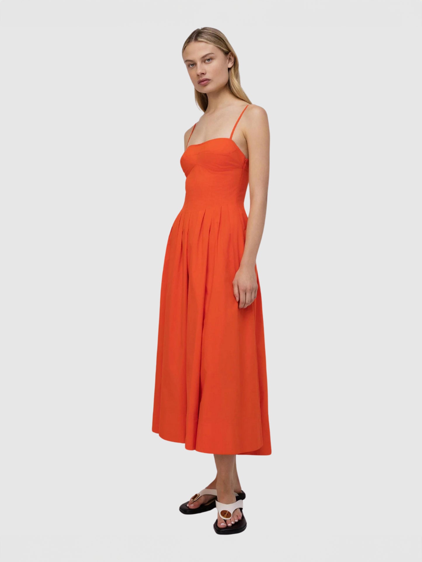 ROBE MIDI KITTIYA ORANGE