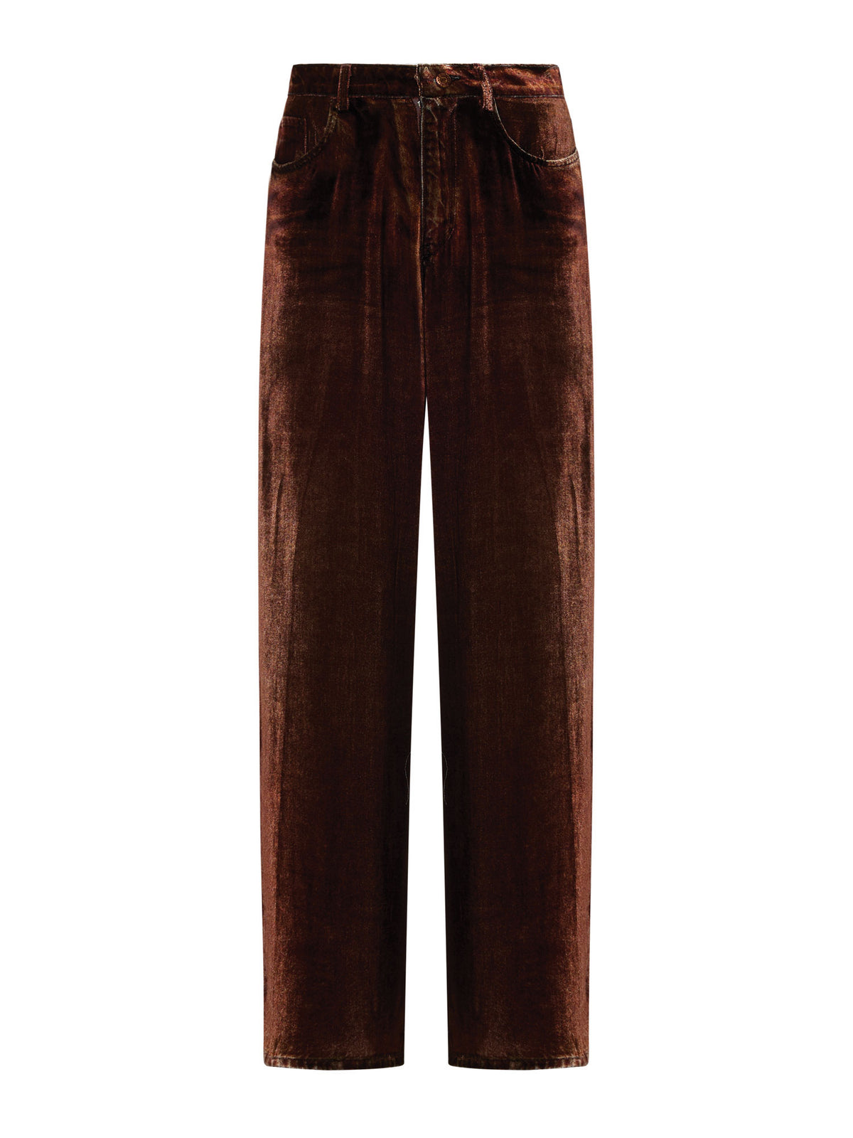 PANTALON KANDOX COPPER BROWN DENIM VELVET