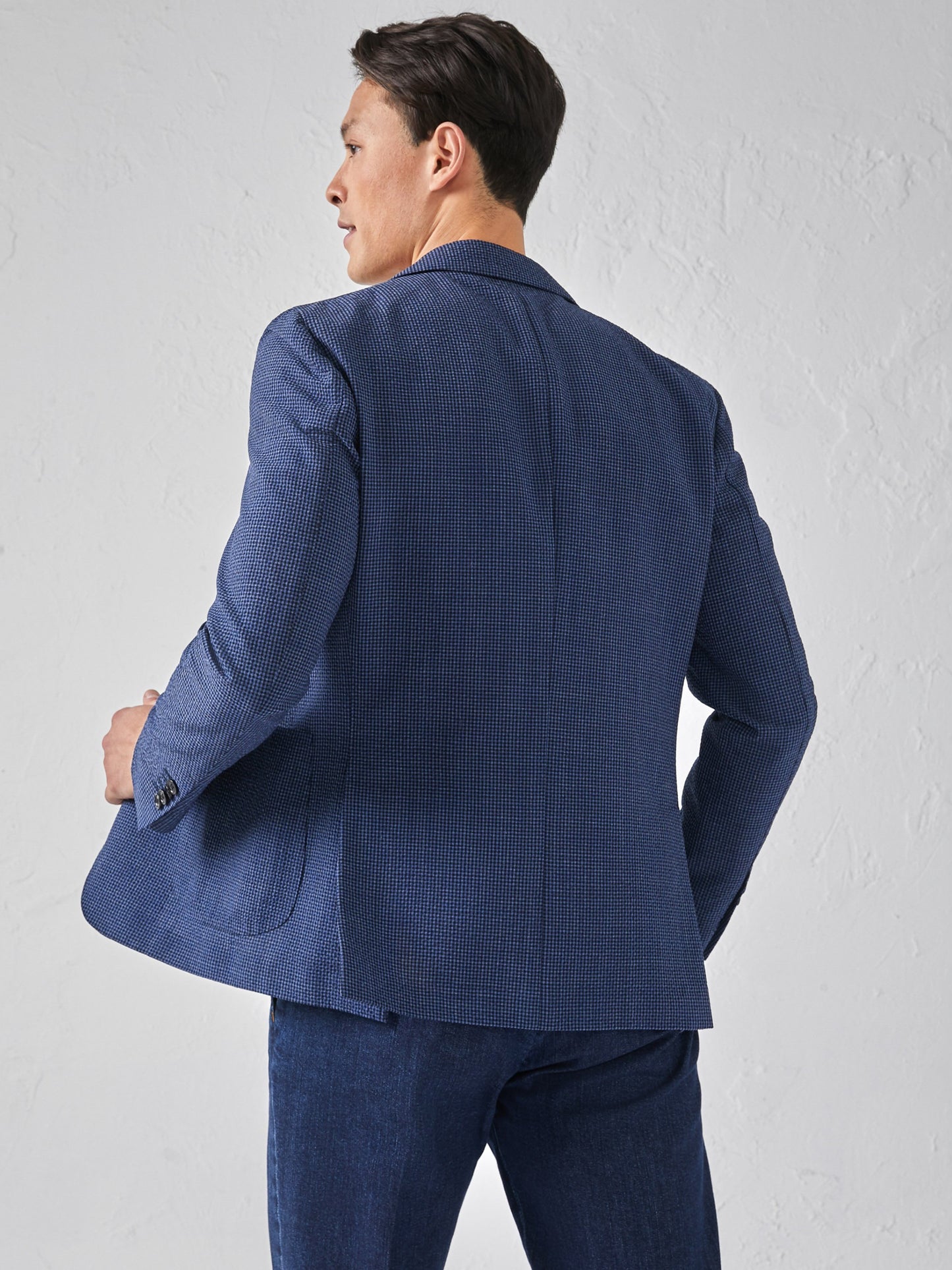 BLAZER LARDINI BLEU À CARREAUX