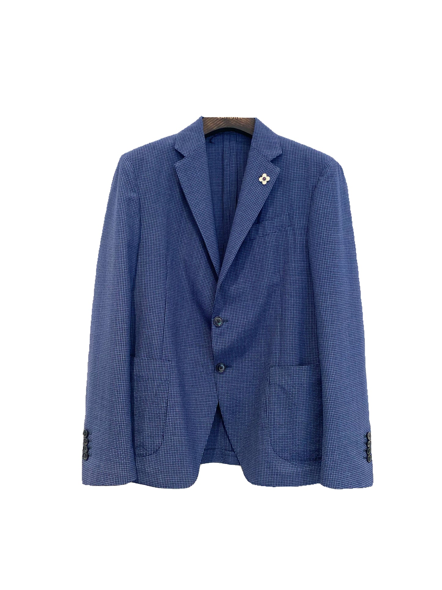 BLAZER LARDINI BLEU À CARREAUX