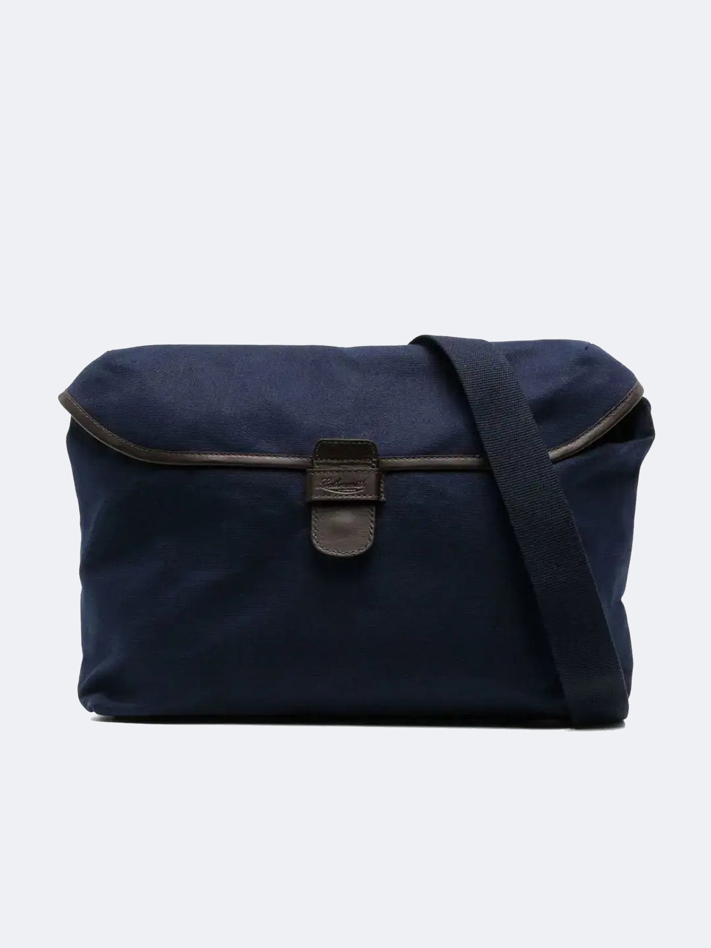 SAC MESSENGER EN TOILE UNIE MARINE