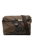 SAC MESSENGER LION EN TOILE KHAKI