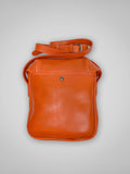 SAC EN BANDOULIÈRE EN CUIR ORANGE