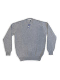 PULL EN CACHEMIRE COL ROND GRIS