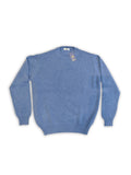 PULL EN CACHEMIRE COL ROND DENIM