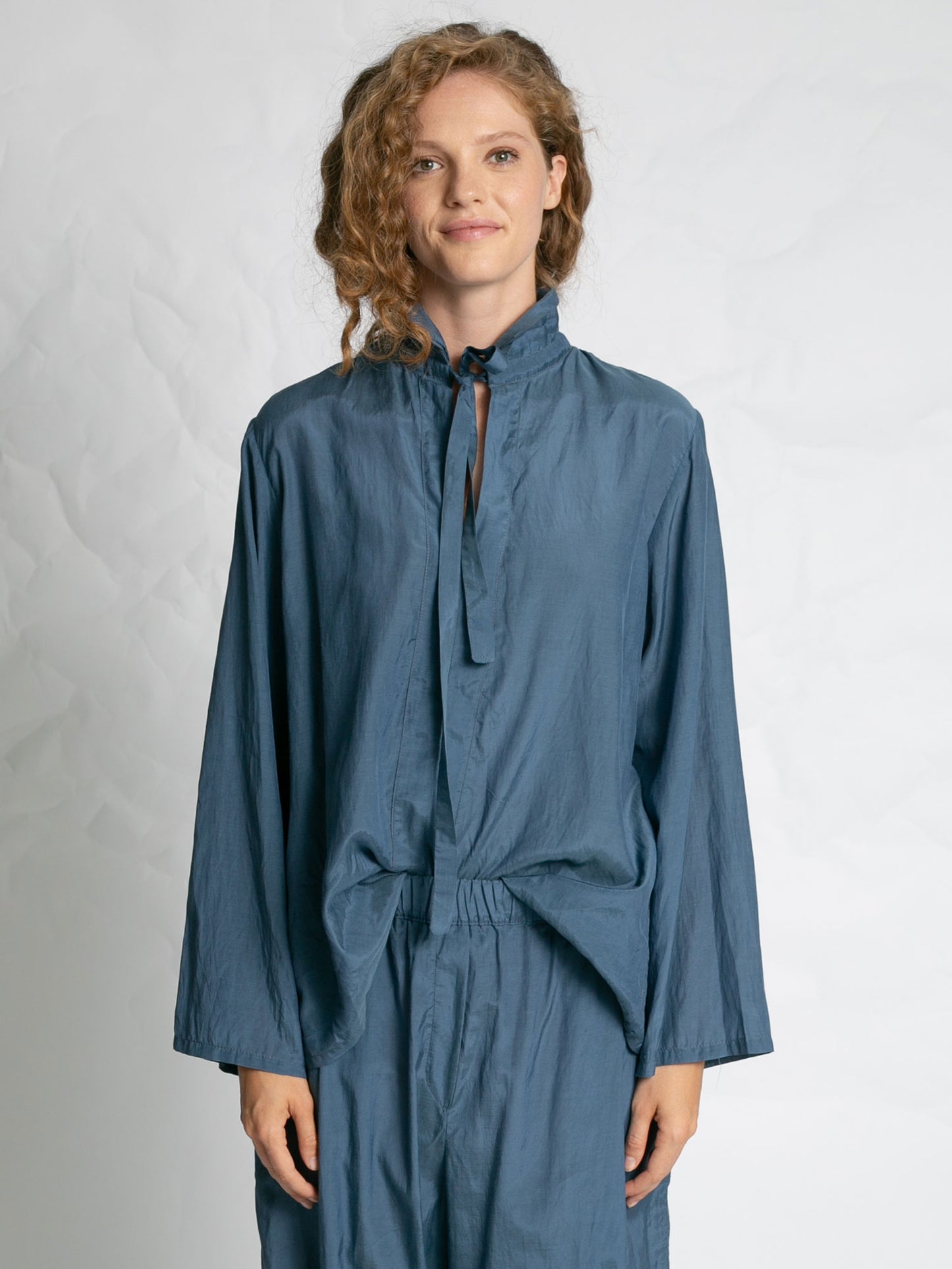 BLOUSE T851 - BLUE