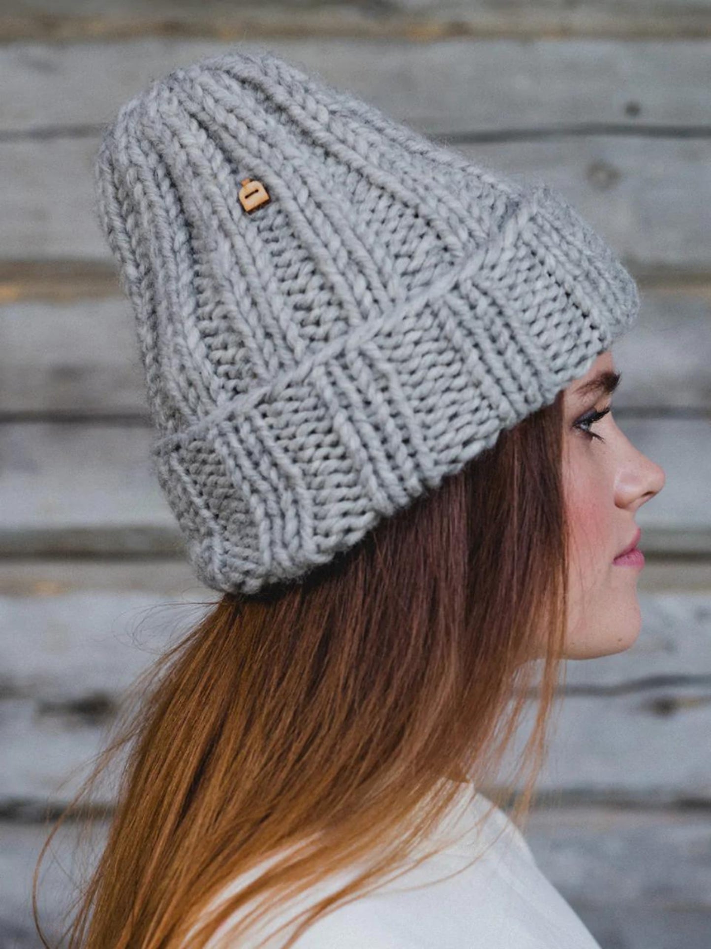 BONNET DE LAINE JAKALA MUFFI GRIS