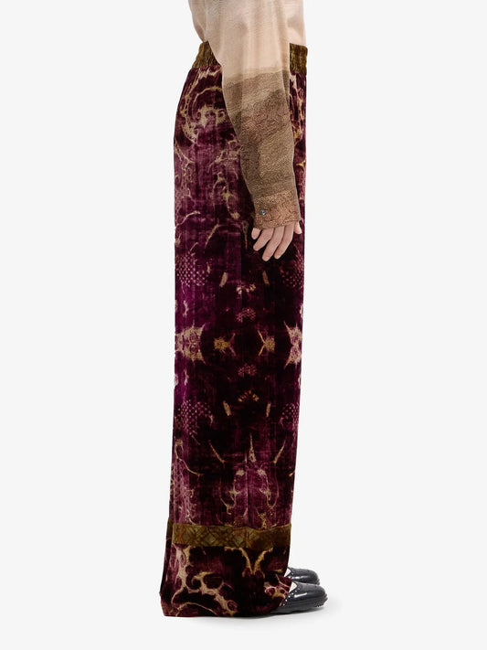 PANTALON PALAZZO KANADA EN VELOURS