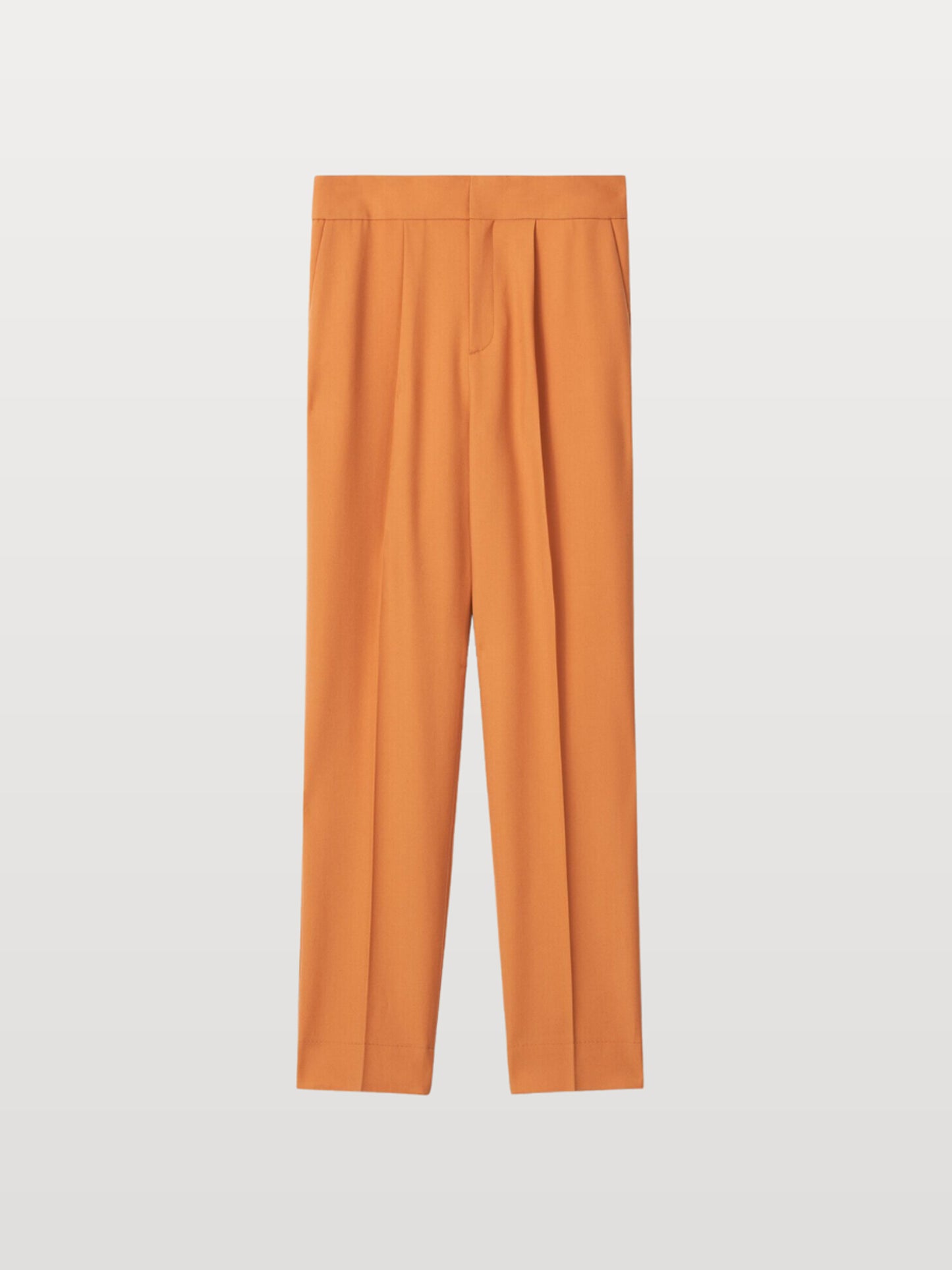 PANTALON MEGAN MARRON ET CARAMEL