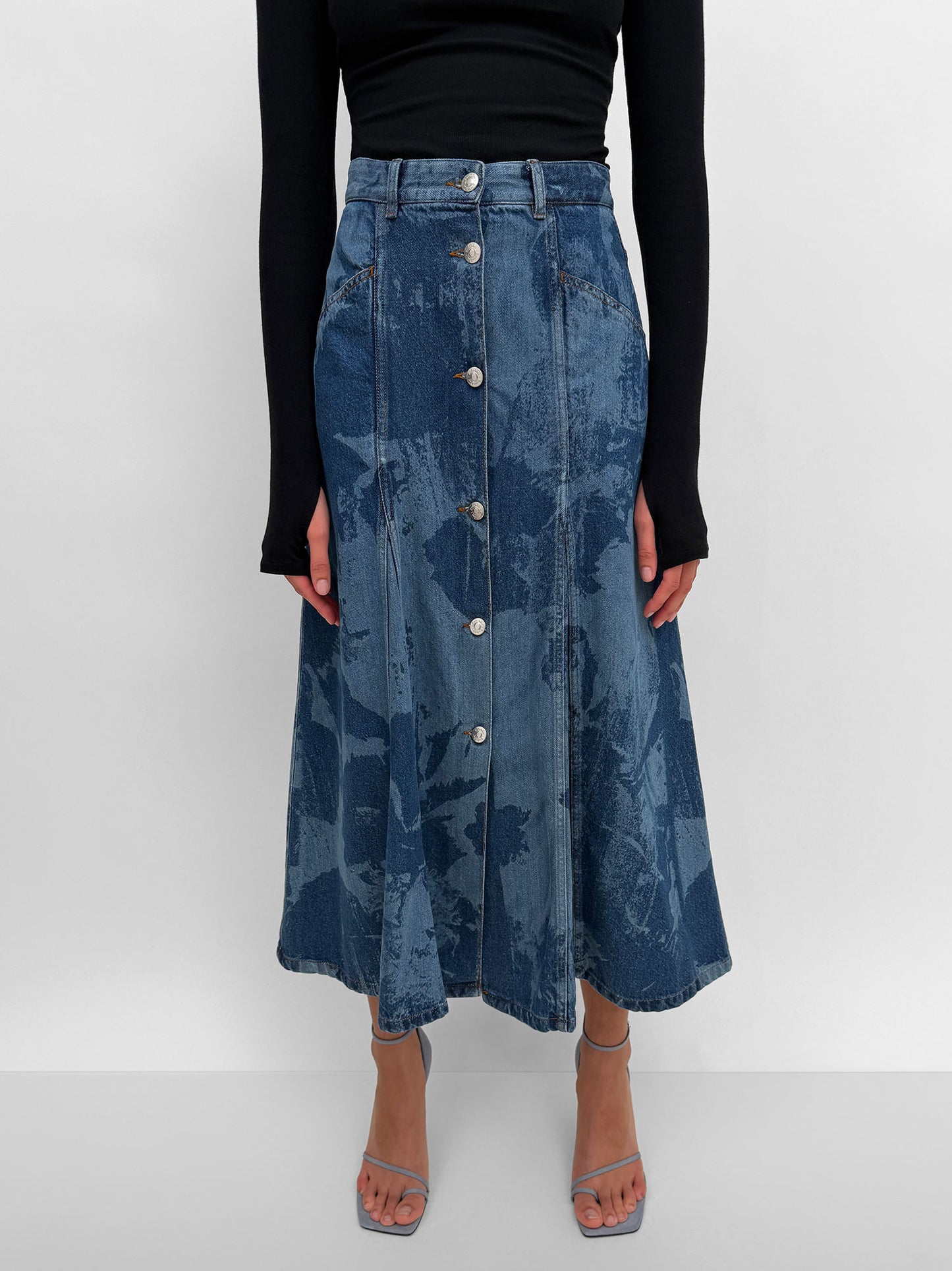JUPE LONDON - DENIM FLOWER