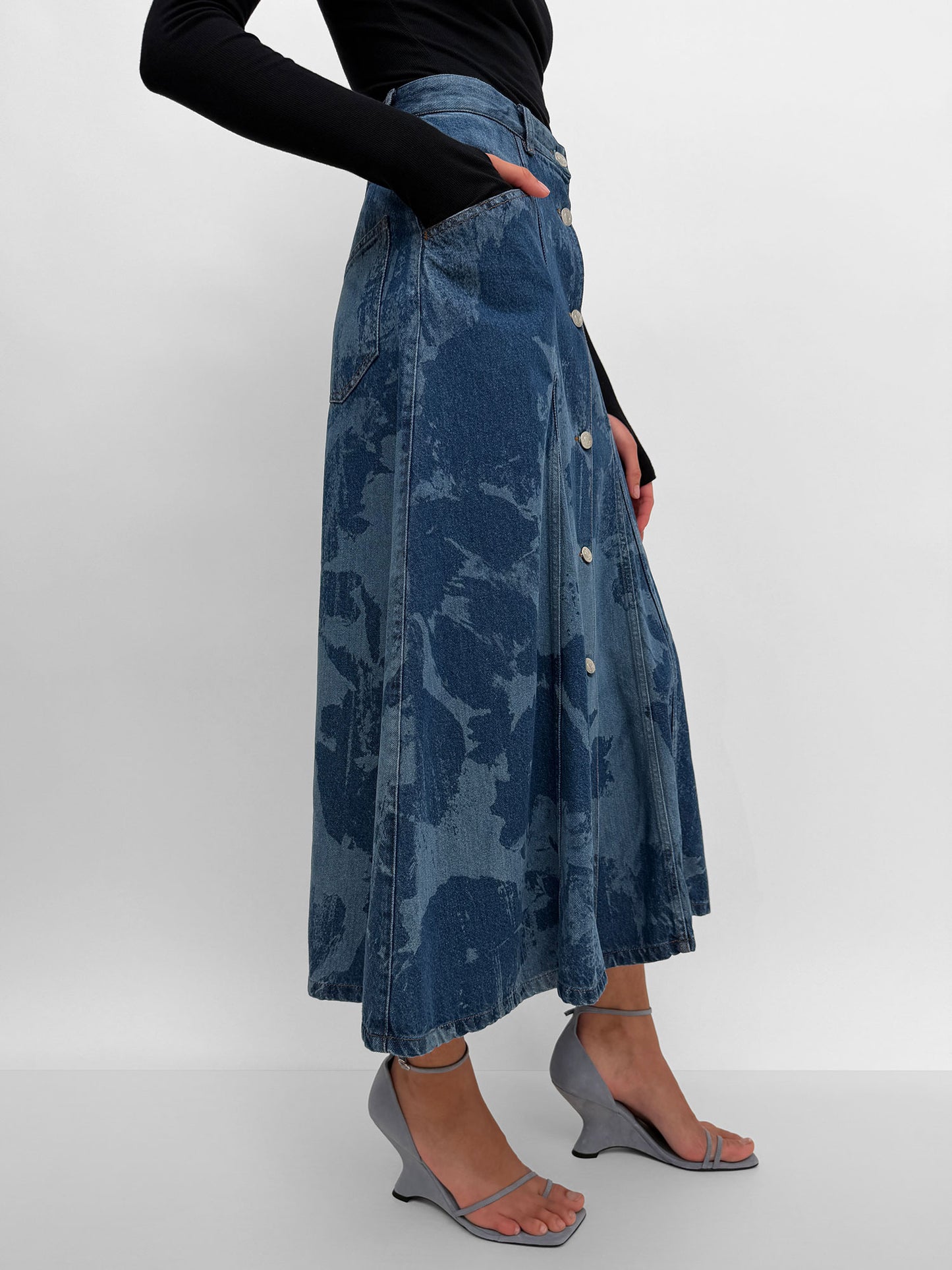 JUPE LONDON - DENIM FLOWER