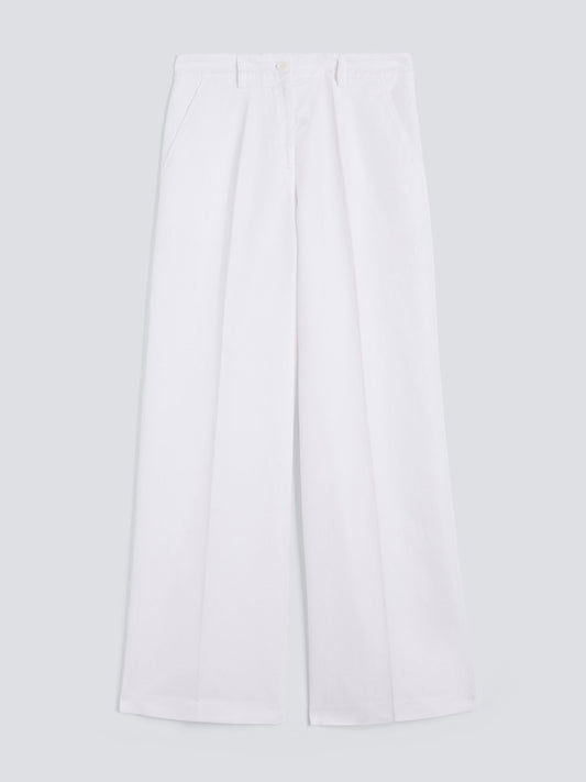 PANTALON TAILLEUR - BLANC