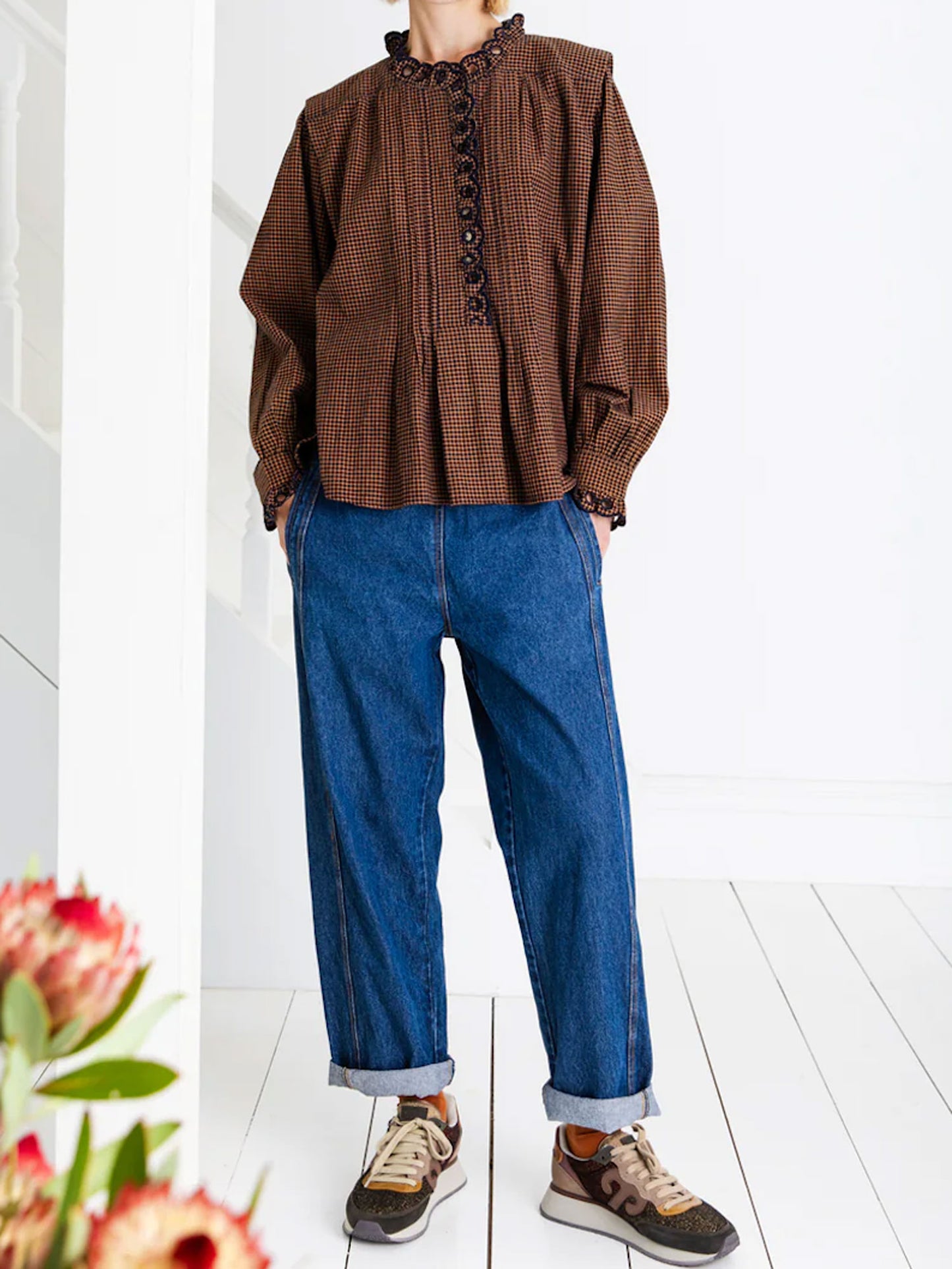 CHEMISE ETIENNE - MARRON