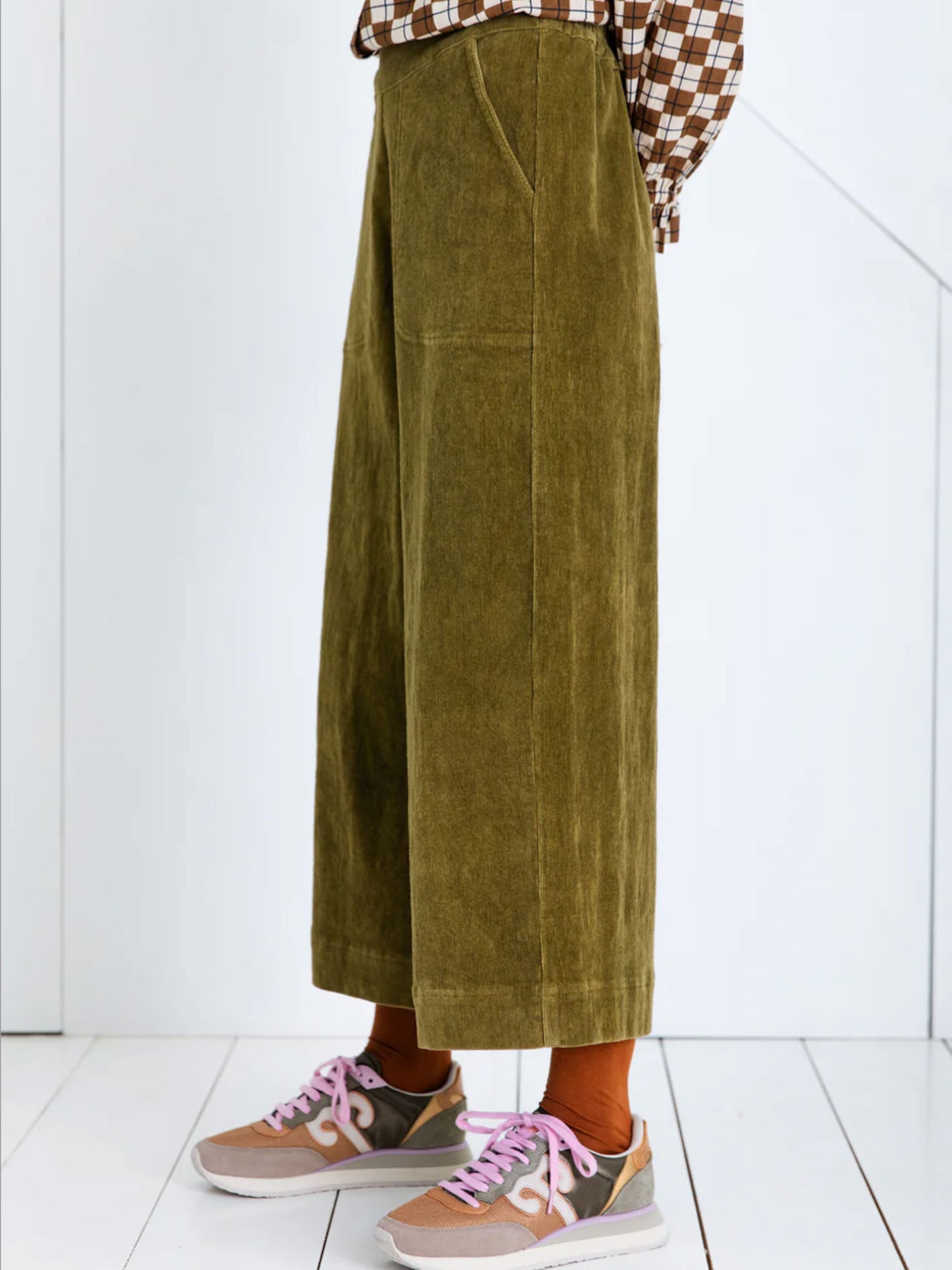 PANTALON BIJOU - OLIVE
