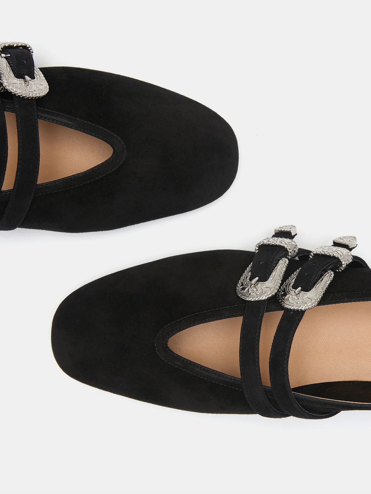BALLET CLAUDIA SLIPPER - NOIR SUEDE
