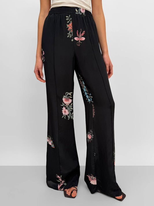 PANTALON EZRA DUCHESS - BLACK MULTI