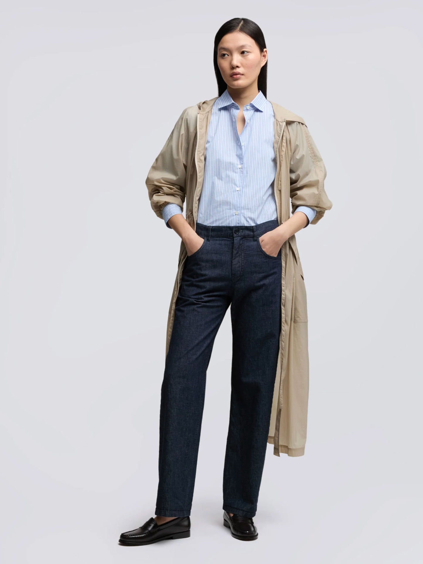 PANTALON EN COTON RELAX - DEMIN