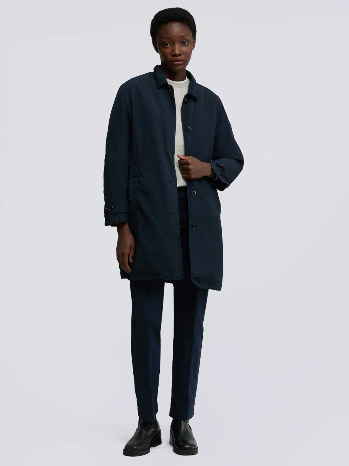 MANTEAU CLASSIC MAC - NAVY LEMONADE