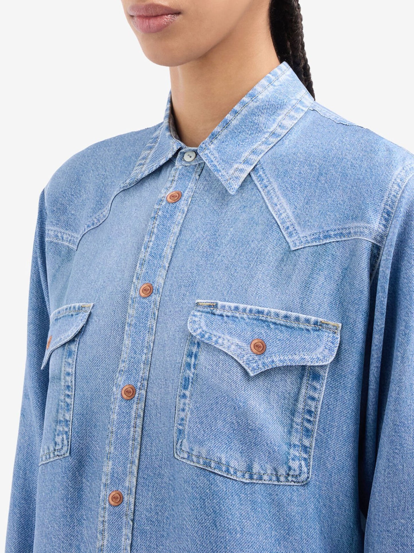 ALOE CHEMISE SOIE - DENIM