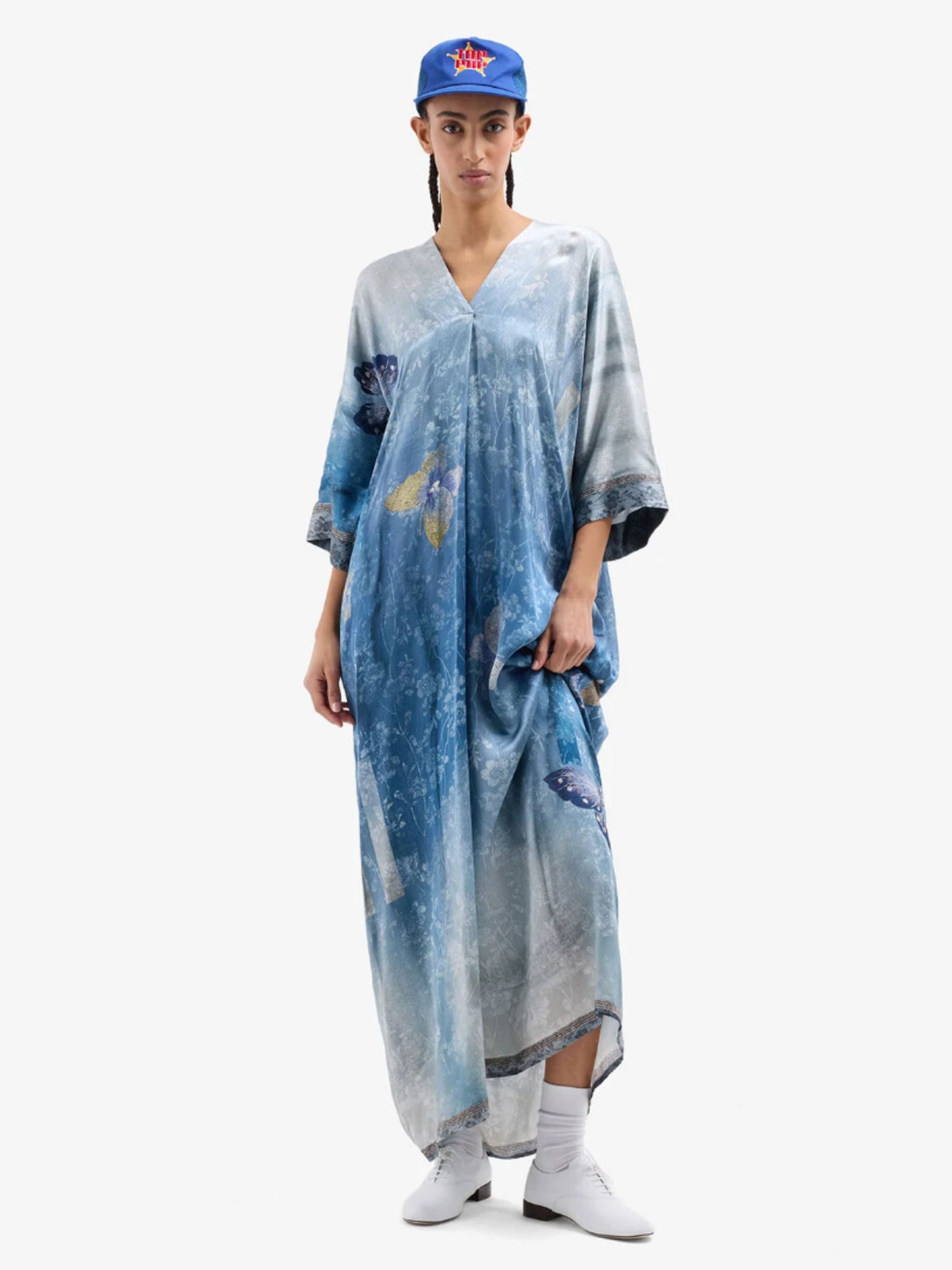 MUTKA ROBE SOIE - SKY BLUE