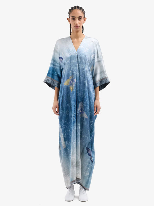 MUTKA ROBE SOIE - SKY BLUE