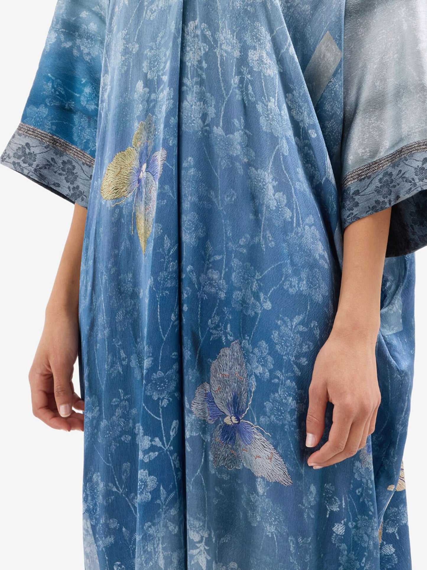MUTKA ROBE SOIE - SKY BLUE