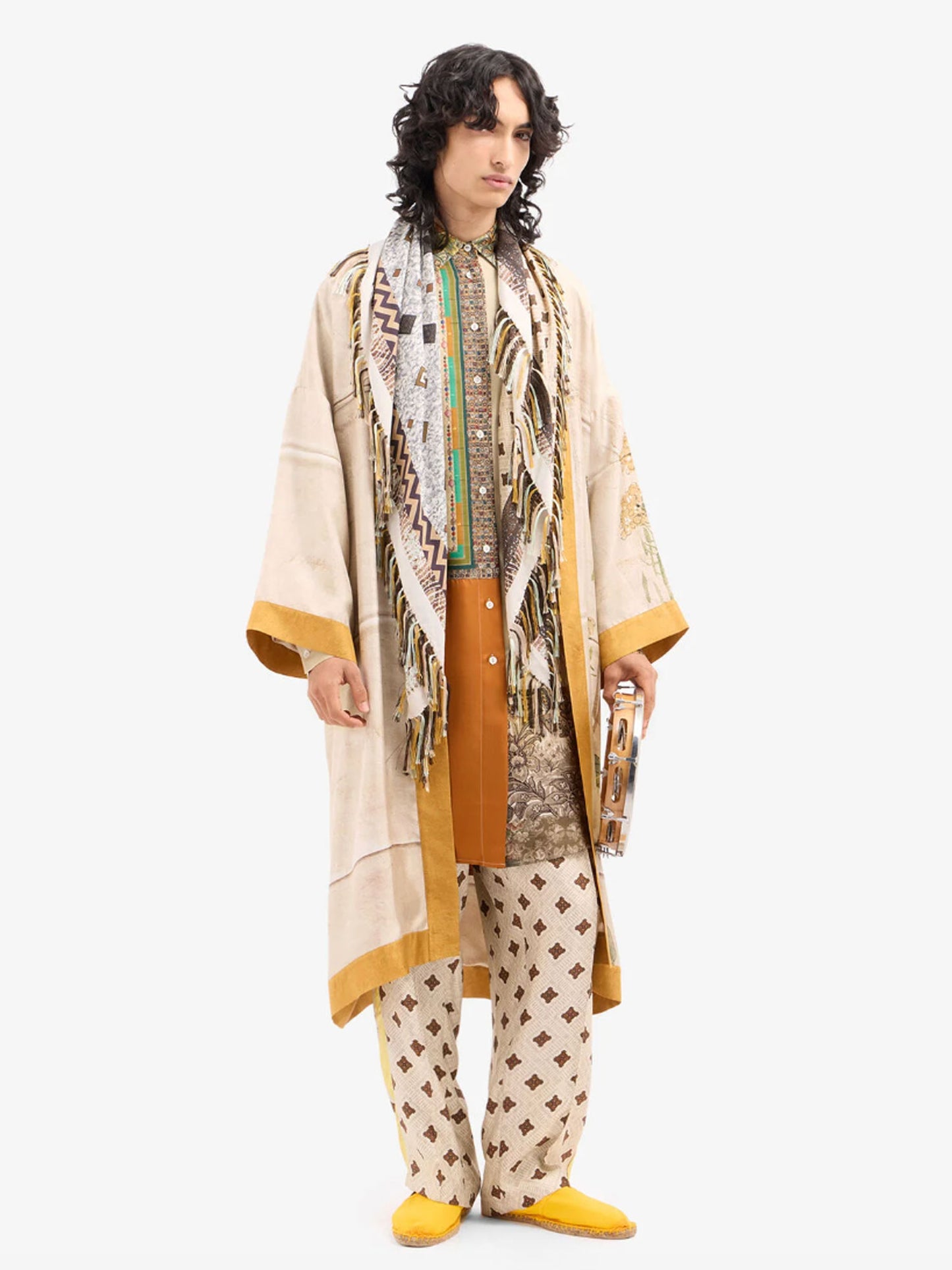 KIMONO ALOE - JAUNE