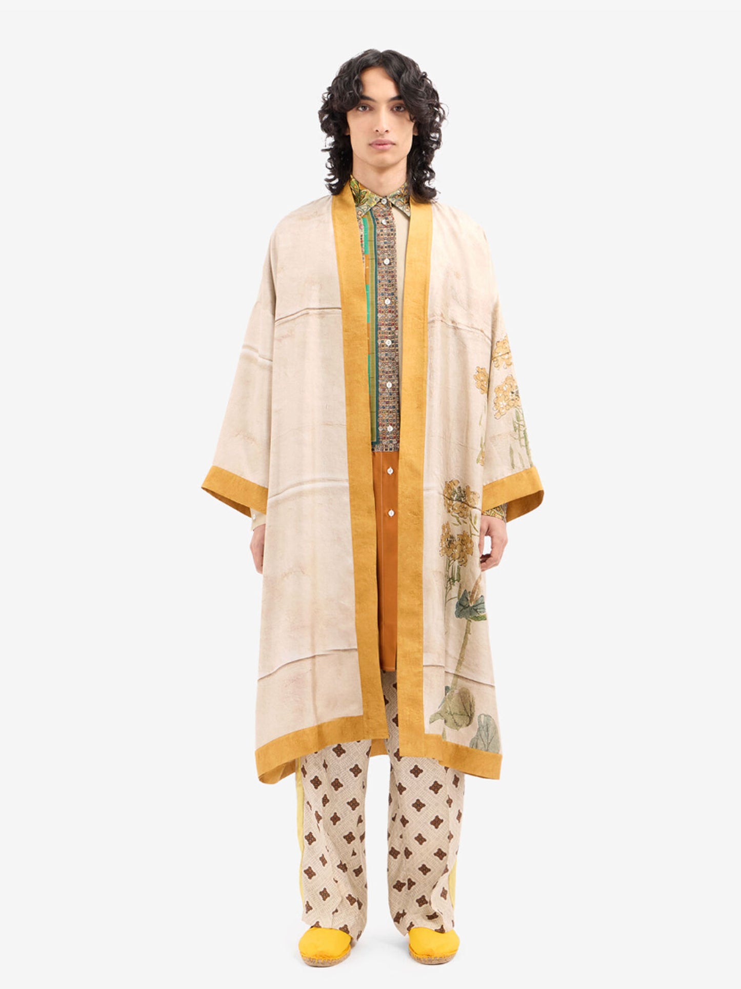 KIMONO ALOE - JAUNE