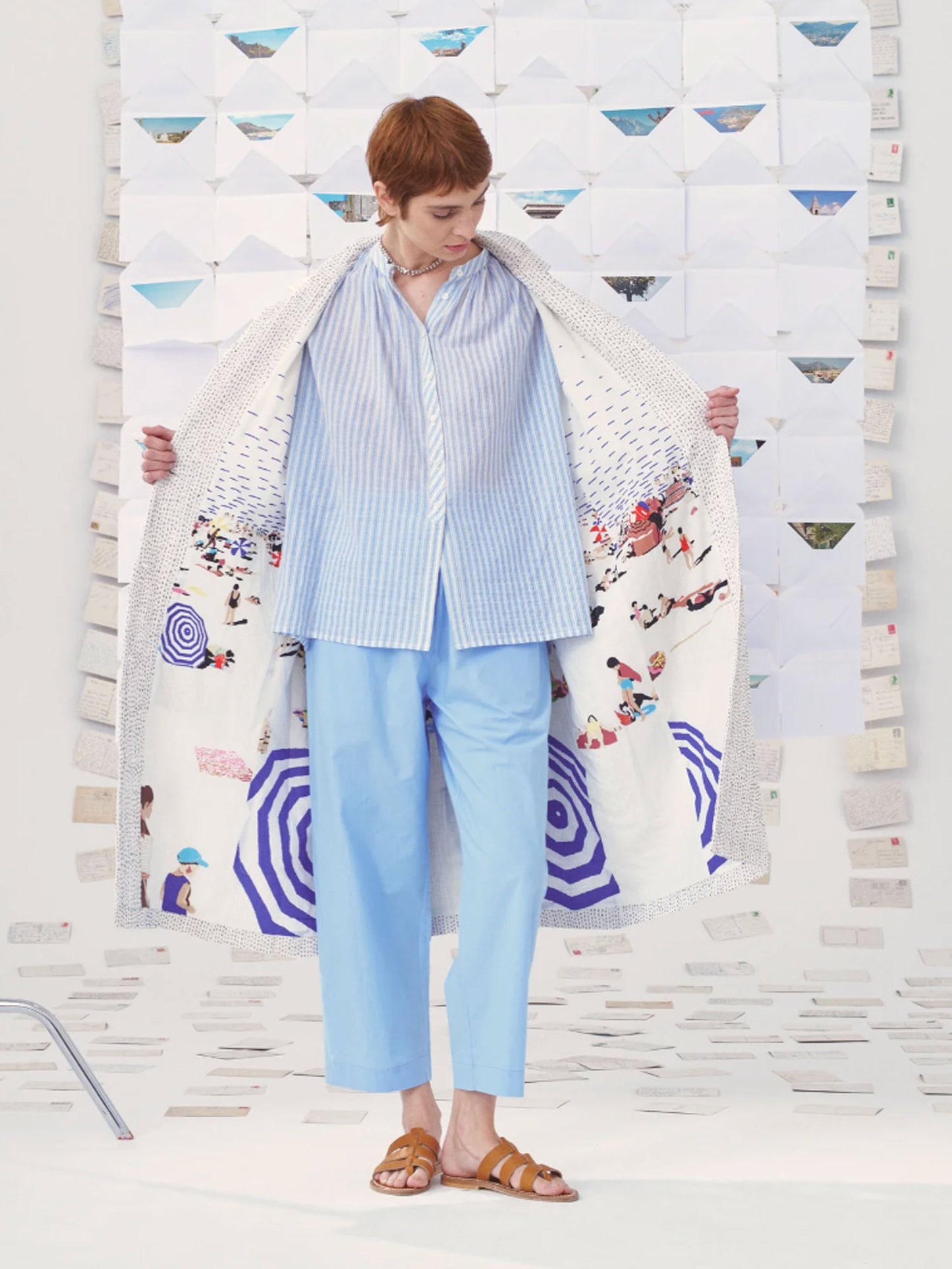 MANTEAU DONIV LA PROVENCE - BLANC