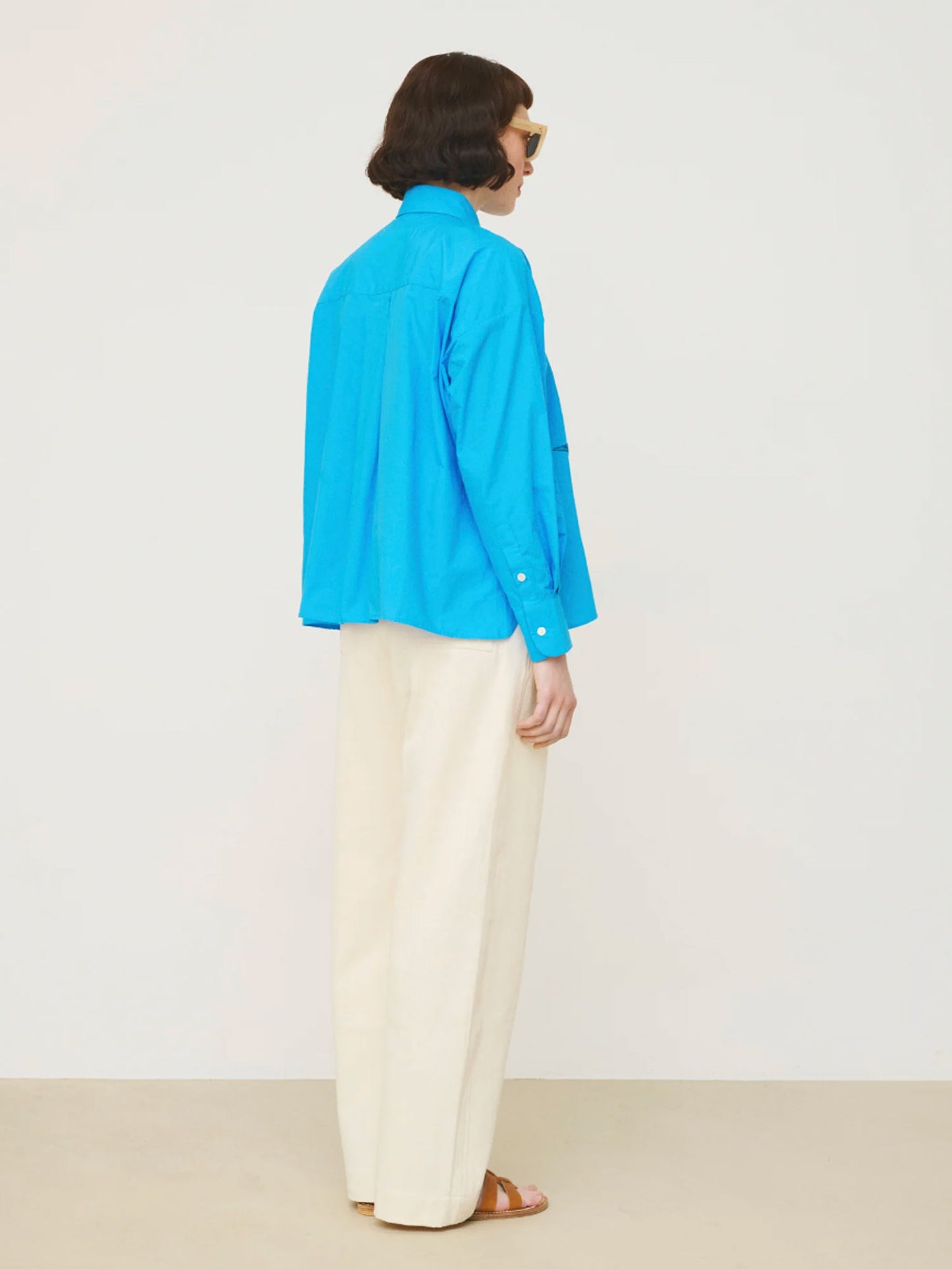 CHEMISE GRETA HORTENSIA - BLEU
