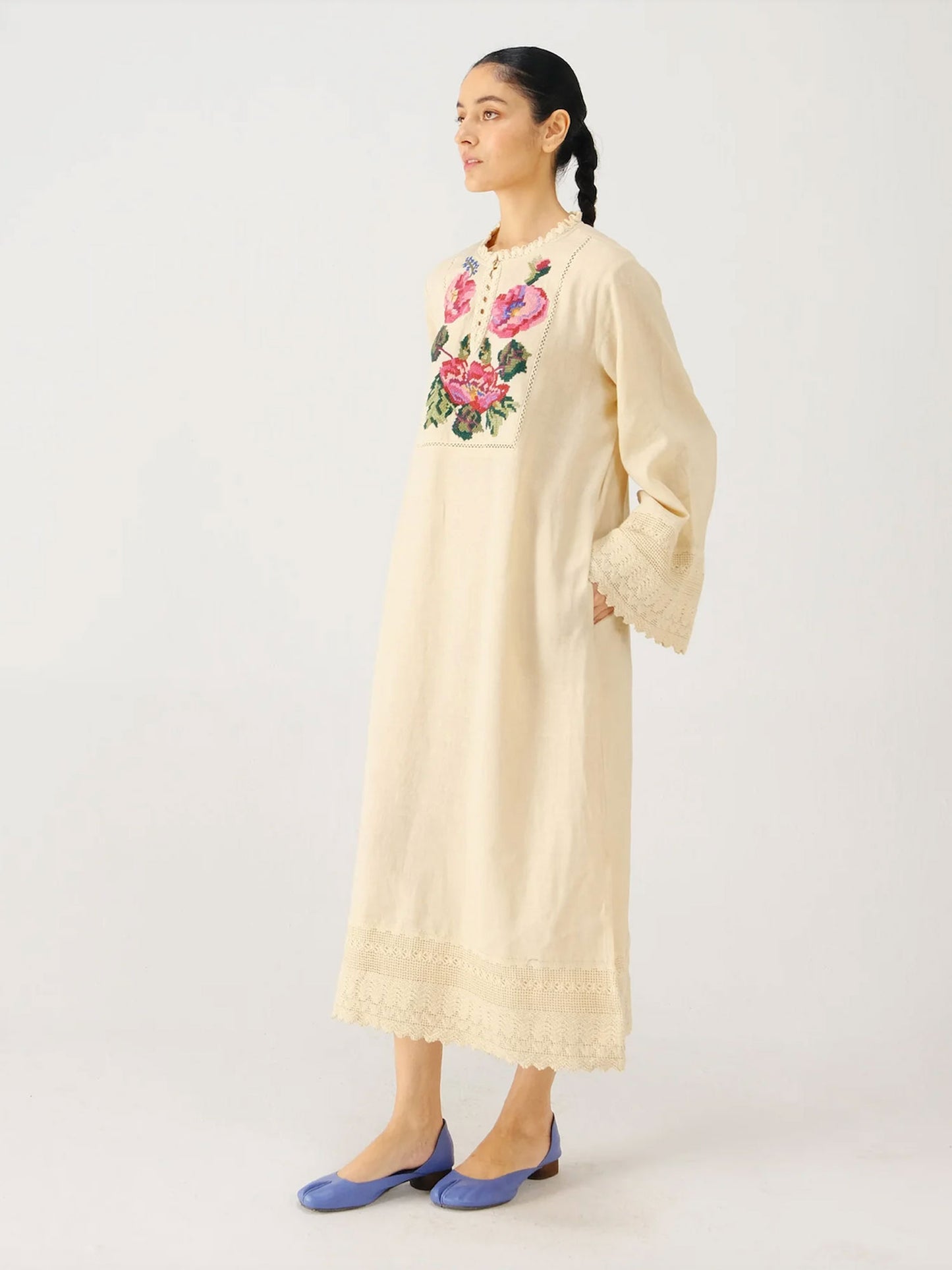 ROBE JOLENE IVORY ROSE