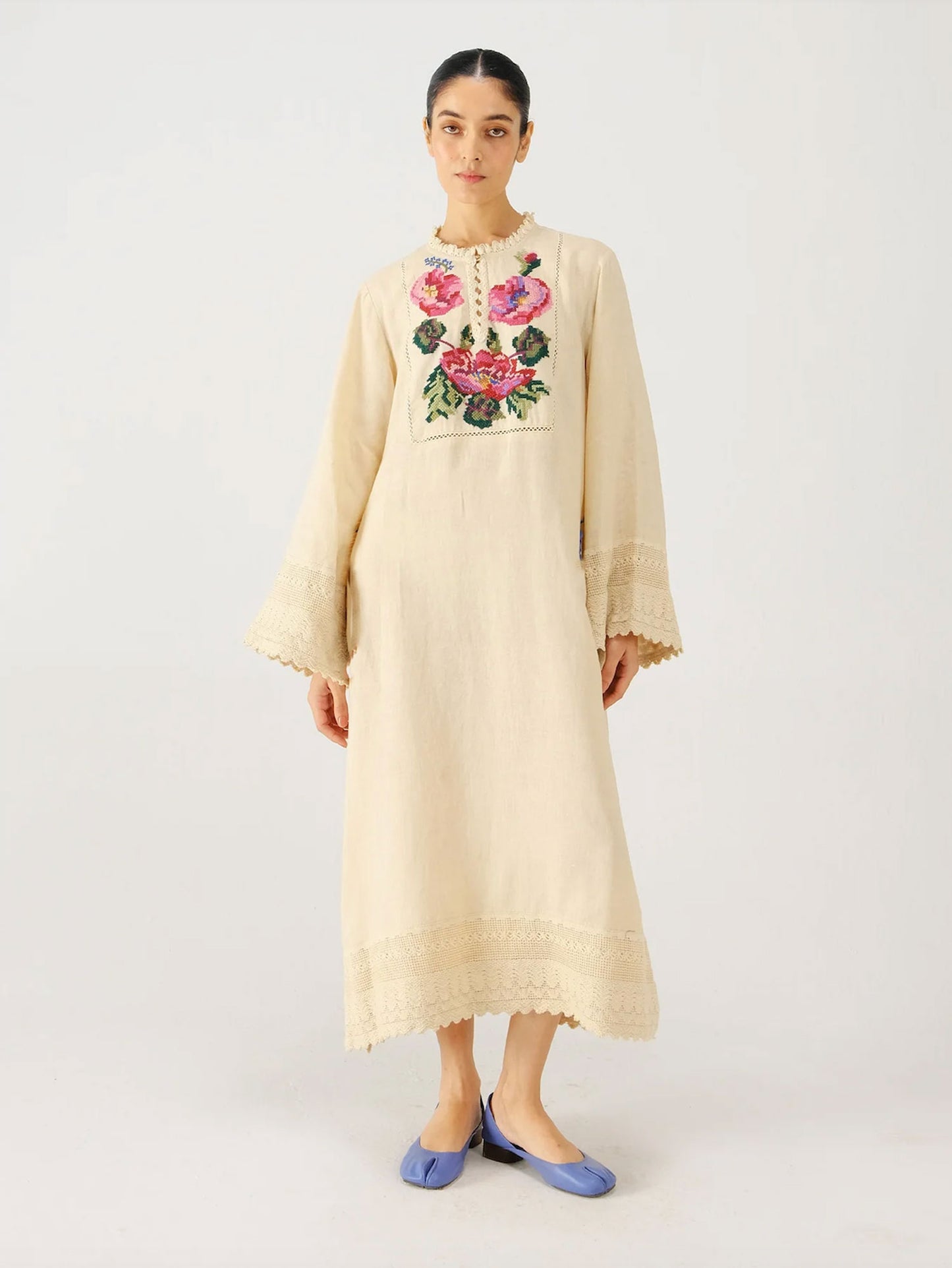 ROBE JOLENE IVORY ROSE