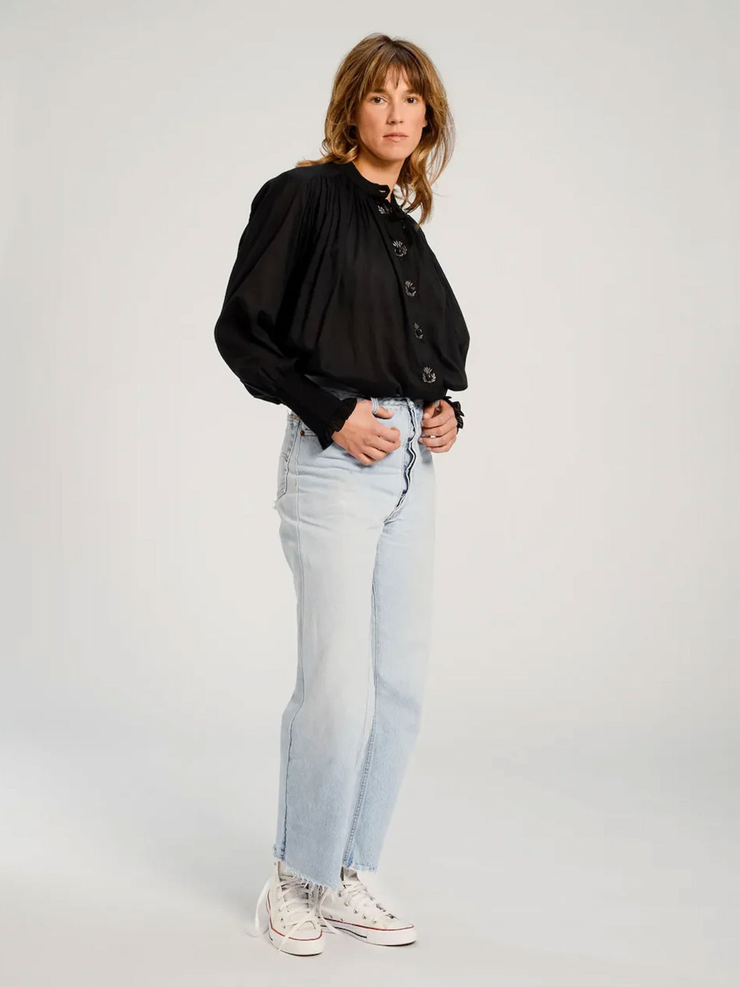 CHEMISE SANTIAGO - NOIR