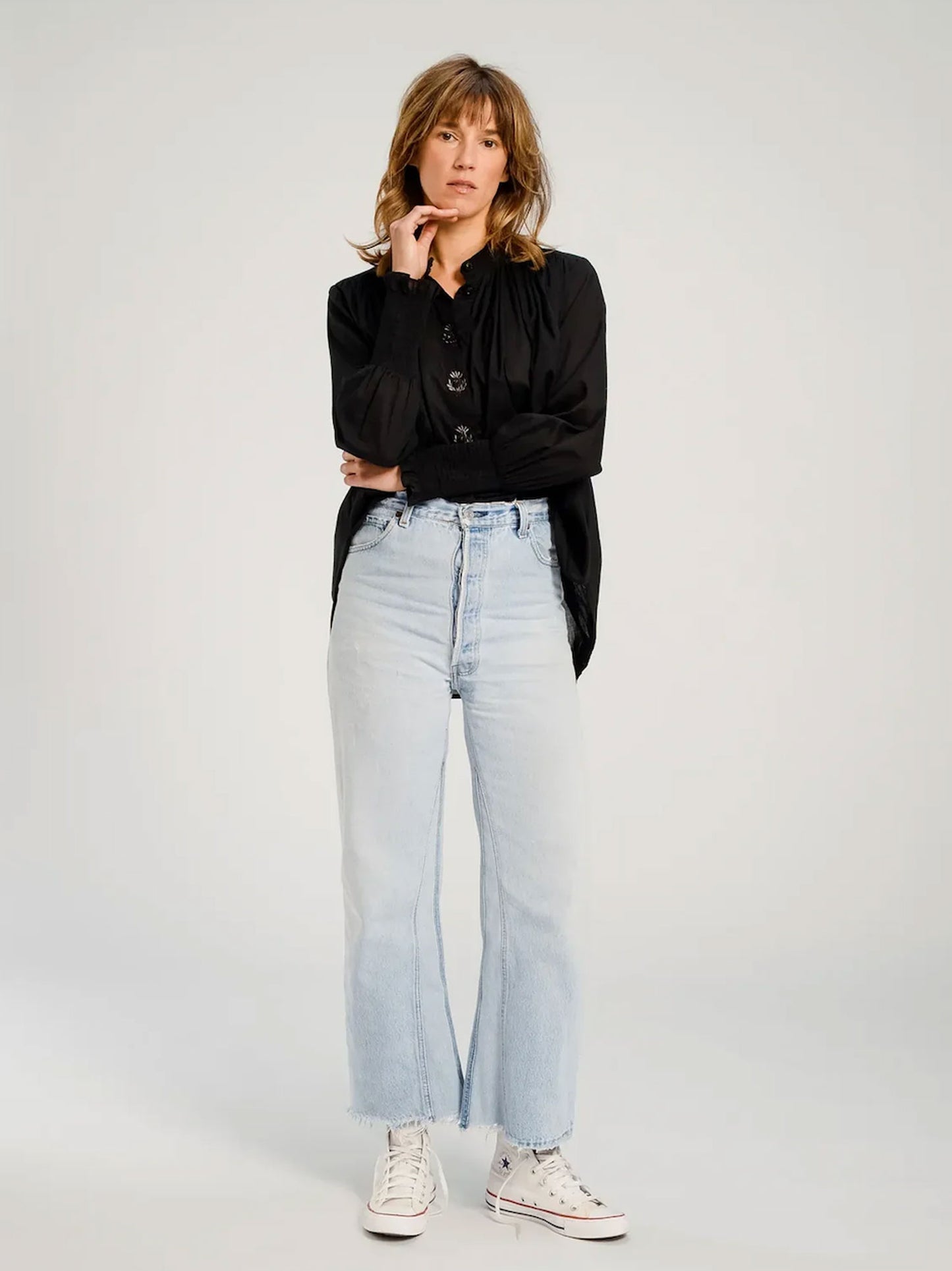 CHEMISE SANTIAGO - NOIR