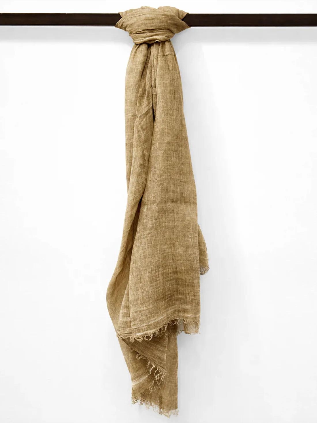 FOULARD EN COTON - BEIGE