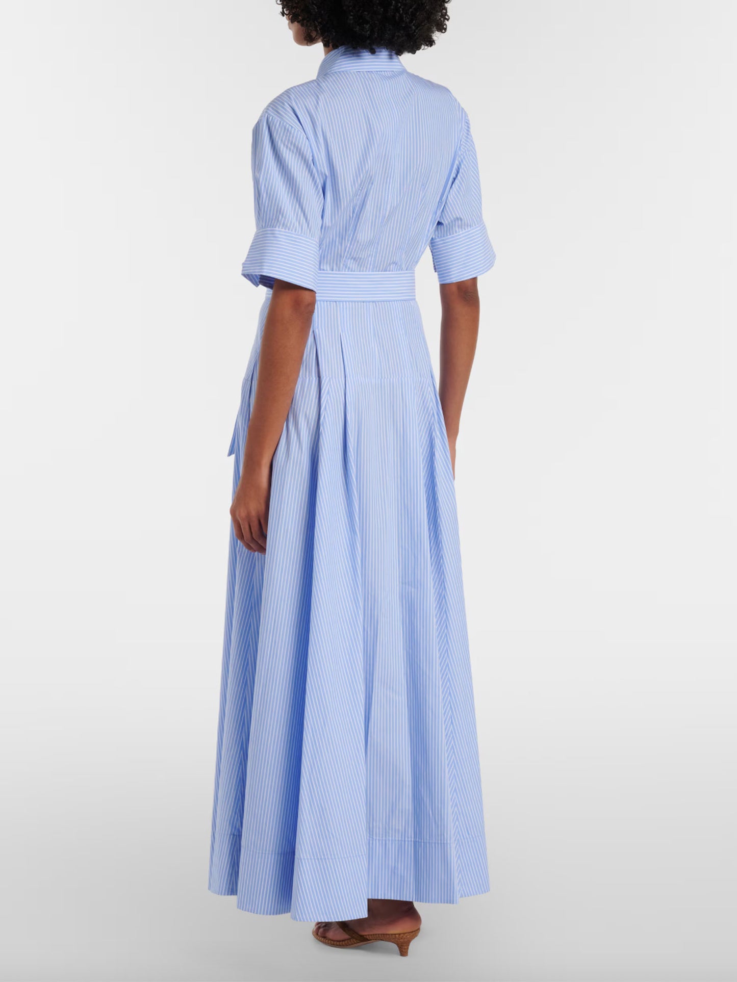 ROBE TRUMAN COTTON - BLU/STR