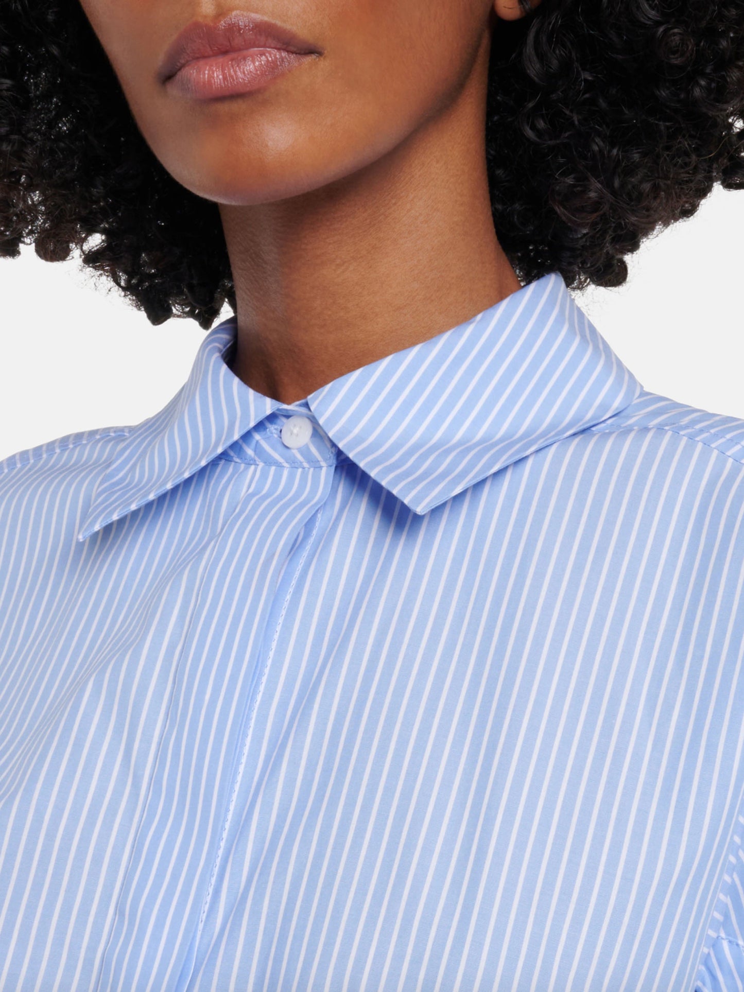 ROBE TRUMAN COTTON - BLU/STR