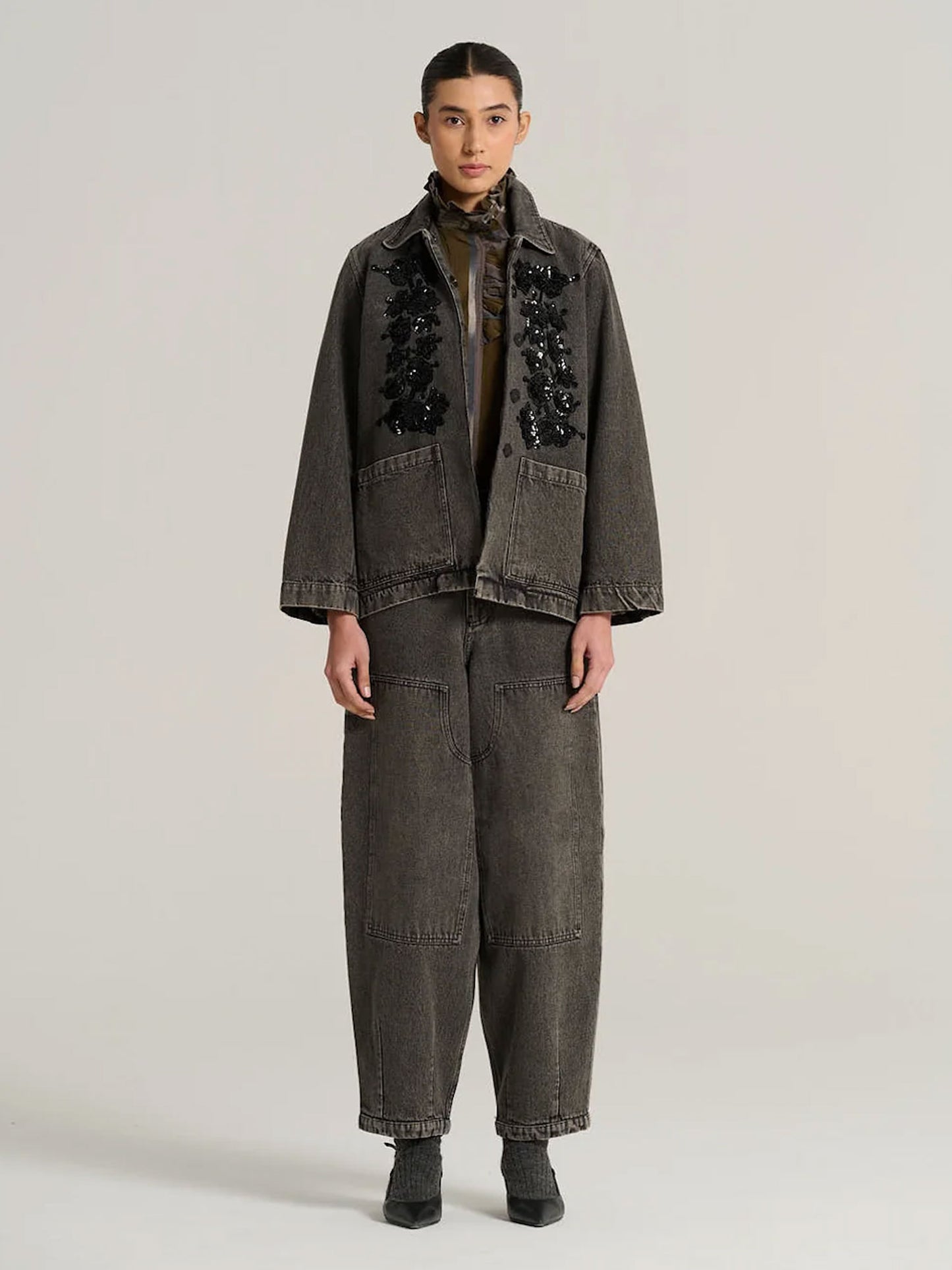 PANTALON EMILE - ANTHRACITE