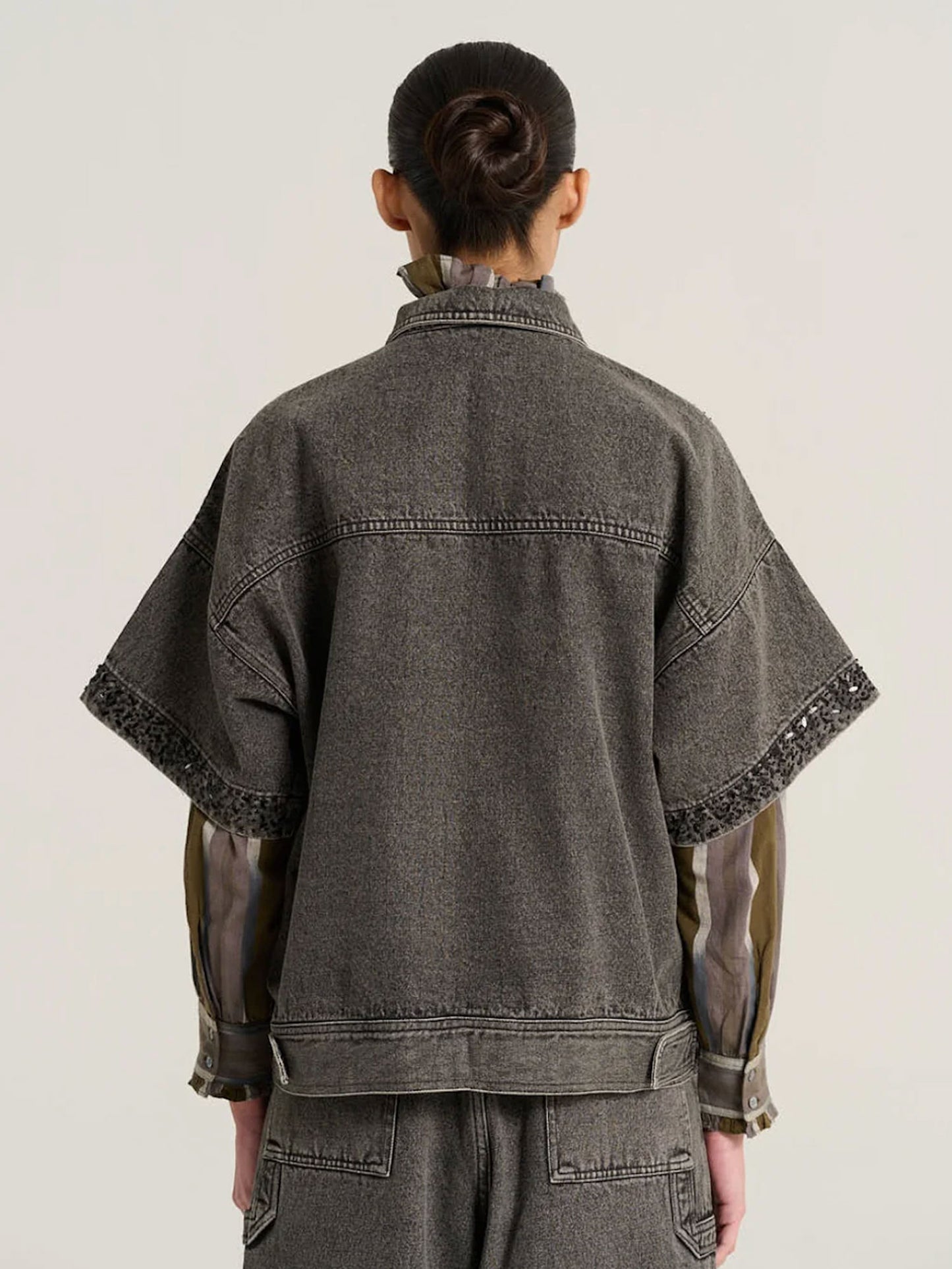 BLOUSE EMILE BOXY -  ANTHRACITE