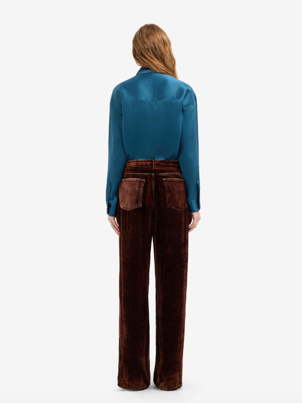 PANTALON KANDOX COPPER BROWN DENIM VELVET
